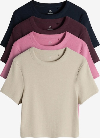 T-shirt The Set en bleu : devant