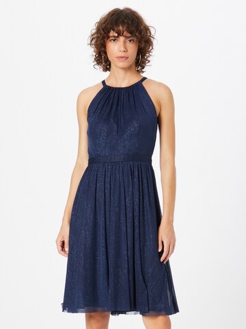 Robe de cocktail VM Vera Mont en bleu : devant