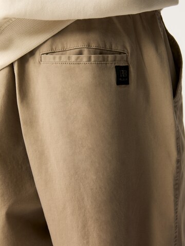 Pull&Bear Loosefit Broek in Beige