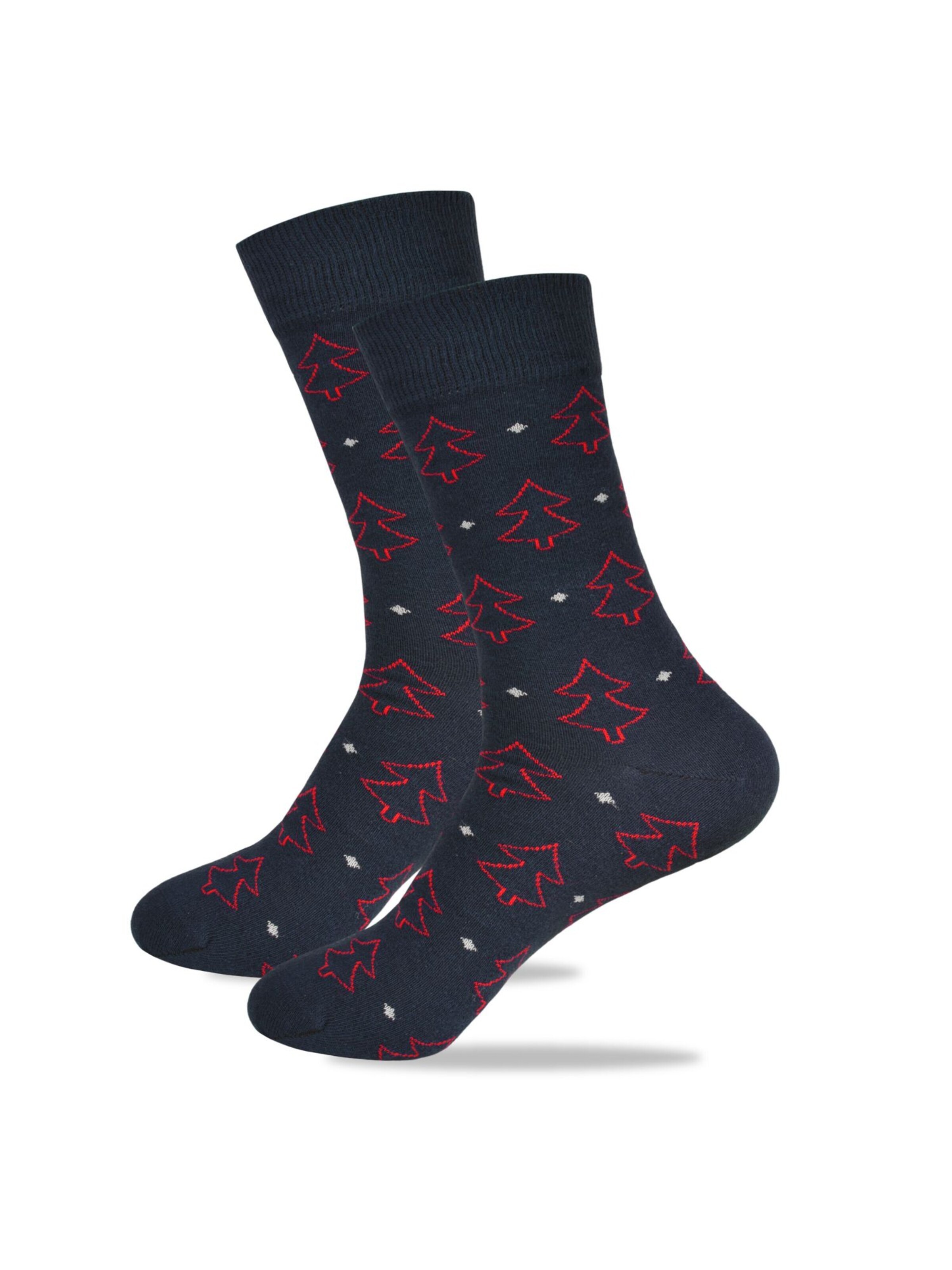 Lee Cooper Skarpety '3 Paar Weihnachtssocken von Lee Cooper als Geschenk für Nikolaus, Weihnachten' w kolorze mieszane kolory