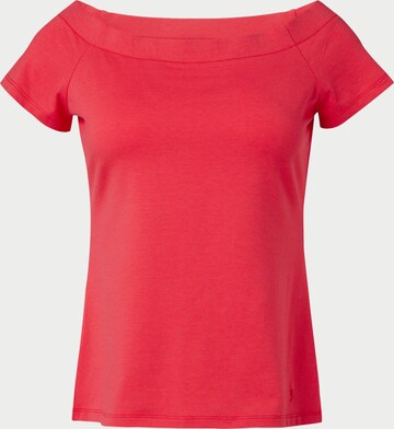 T-shirt COMMA en rouge : devant