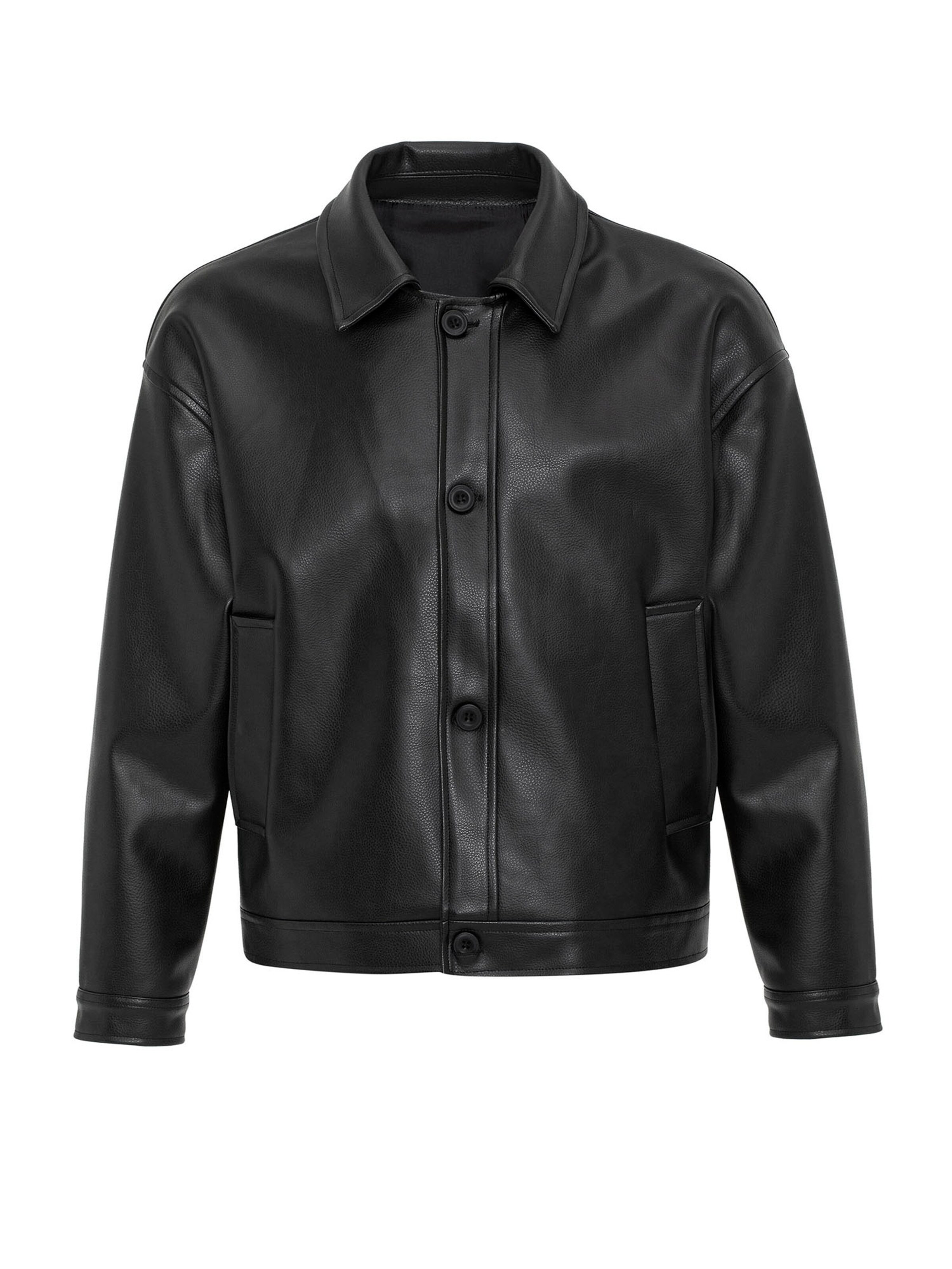 Antioch Демисезонная куртка в Черный: спереди