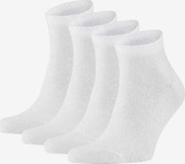 Chaussettes FALKE en blanc : devant