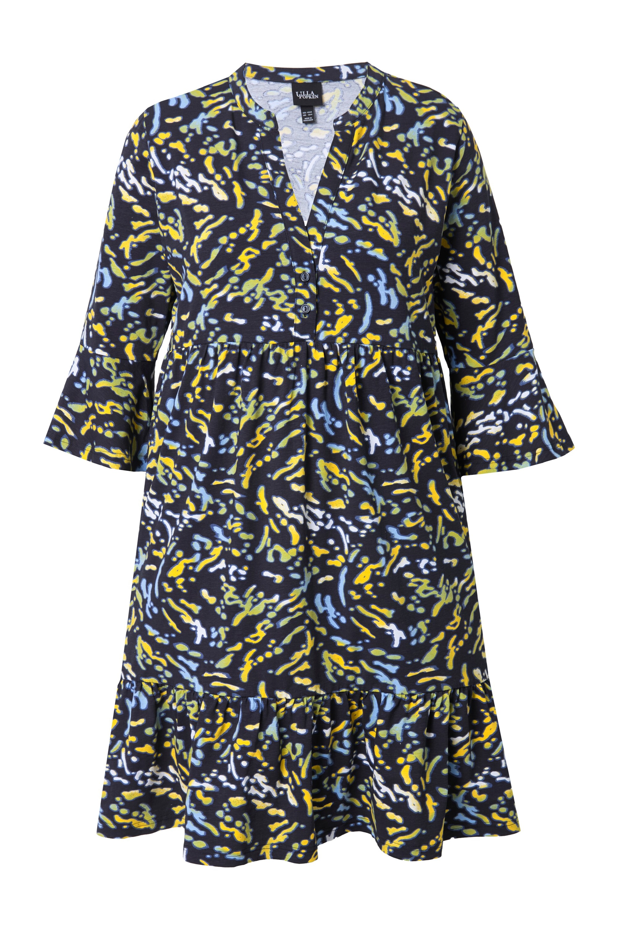 Ulla Popken Kleid in Mischfarben: Vorderseite