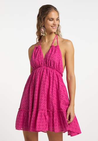 IZIA - Vestido de verão em rosa: frente