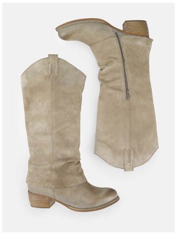 Felmini Wide Fit Cowboylaarzen in Bruin
