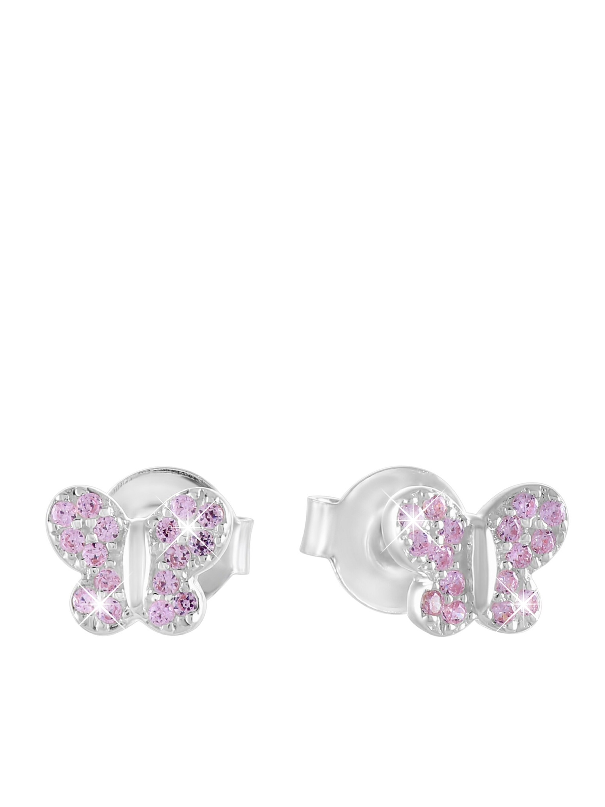 Lucardi Ohrringe in Silber: Vorderseite