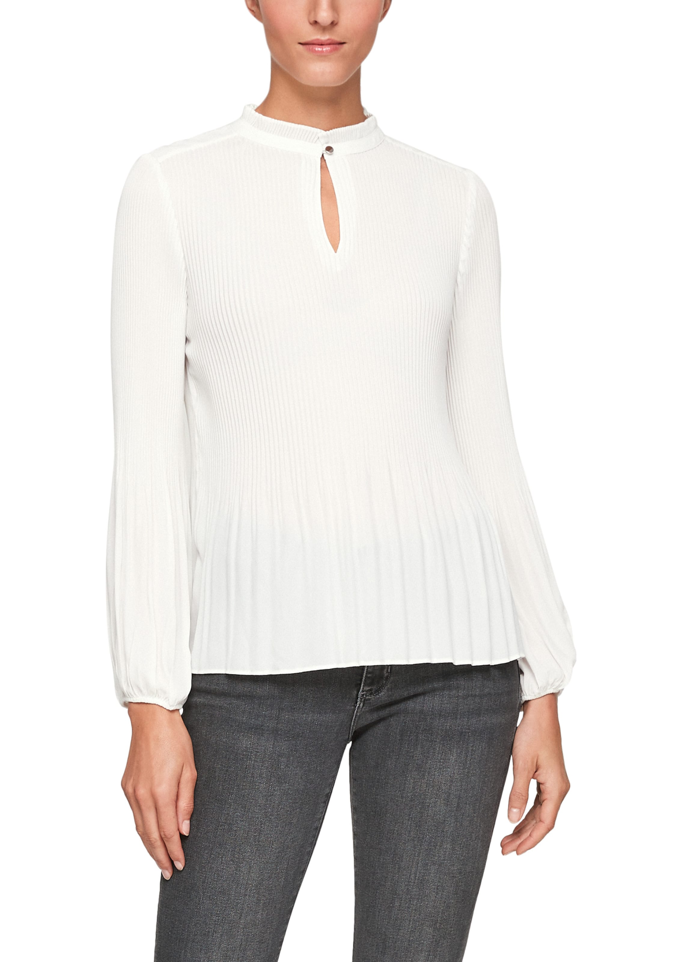 Chemisier s.Oliver BLACK LABEL en blanc : devant