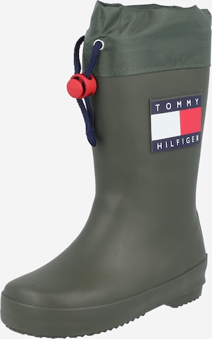 TOMMY HILFIGER Sneakers in Green: front