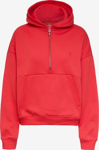UNDER ARMOUR Sweatshirt in Red: front