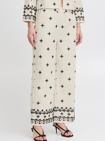 Wide leg Pantaloni 'BYDUNIA' di b.young in beige: frontale