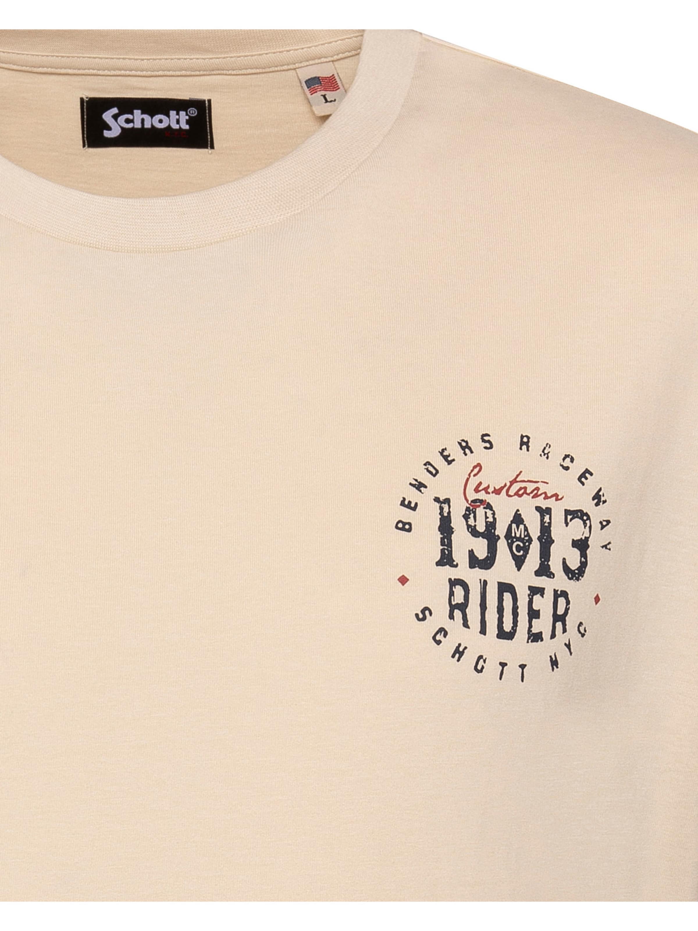 T-Shirt Schott NYC en beige