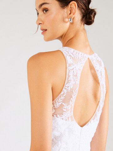Robe de soirée Laona en blanc