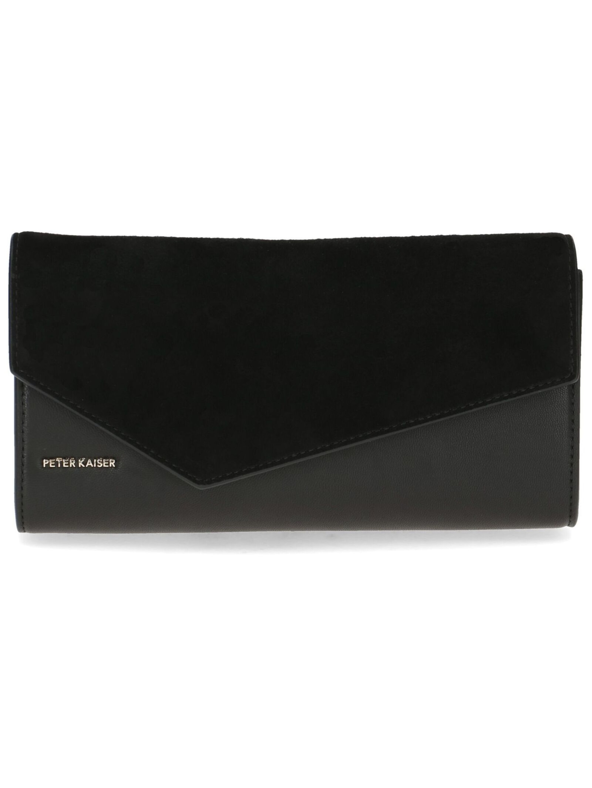 PETER KAISER Clutch in Schwarz: Vorderseite