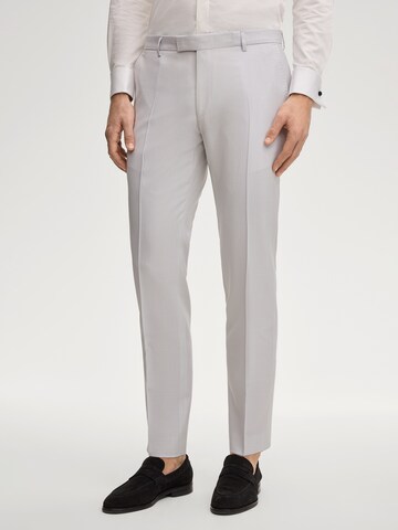 Coupe slim Pantalon à plis 'Blayr' JOOP! en gris : devant