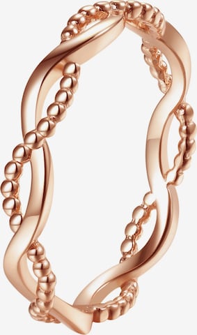 Hey Happiness Ring 'Double Helix' in Gold: front