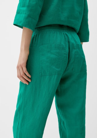 Effilé Pantalon s.Oliver en vert