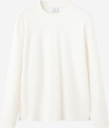 MANGO MAN T-shirt 'GARETH' i vit: framsida