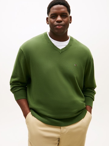 Pull-over 'ESSENTIAL' Tommy Hilfiger Big & Tall en vert : devant