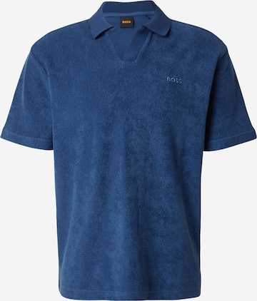 T-Shirt BOSS en bleu : devant