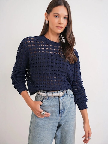 Pull-over 'Pullover' MixRay en bleu : devant