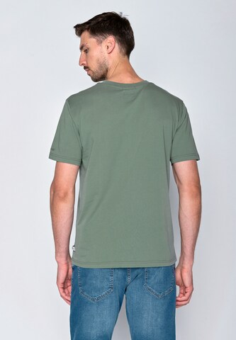 GREENBOMB Shirt 'Nature Keep' in Green