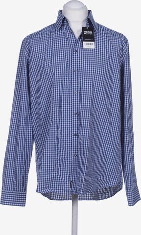 STRELLSON Button Up Shirt in XL in Blue: front