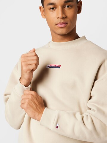 Sweat-shirt Tommy Jeans en beige