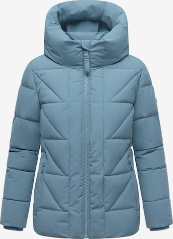 MARIKOO Зимняя куртка 'Kuschelnasee 16' в Синий: спереди