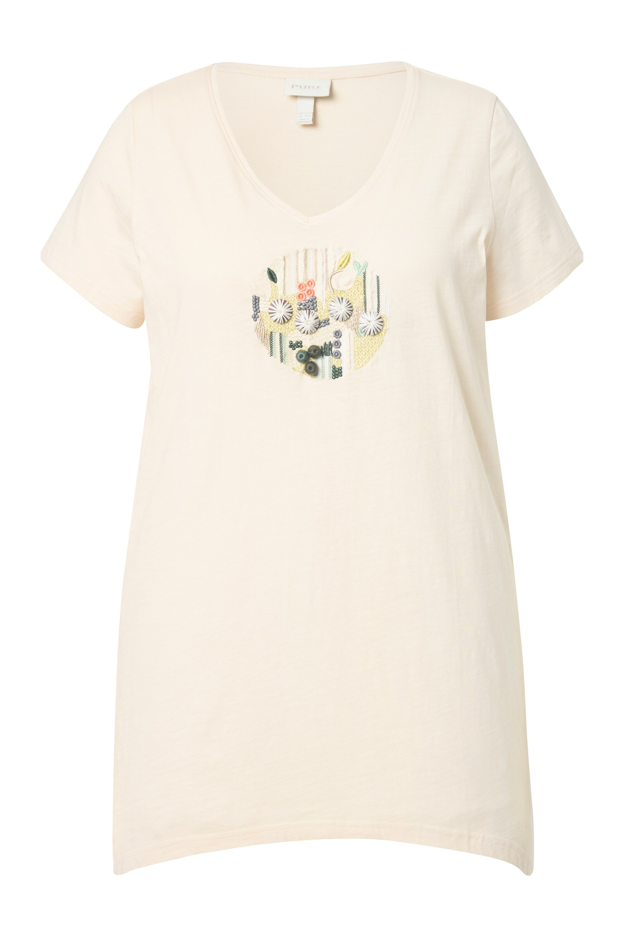 Ulla Popken T-Shirt in Weiß: Vorderseite