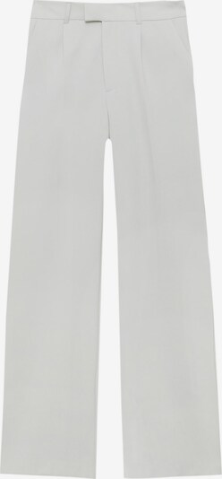 Pantaloni con pieghe Pull&Bear di colore grigio chiaro, Visualizzazione prodotti