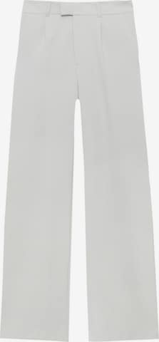 Loosefit Pantaloni con pieghe di Pull&Bear in grigio: frontale