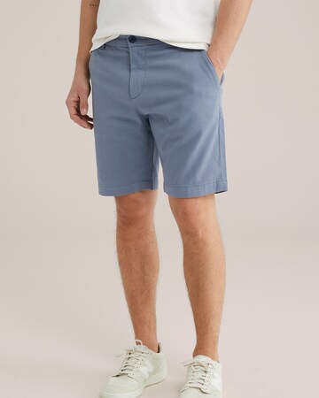 WE Fashion - regular Pantalón chino en azul: frente