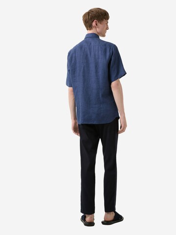 BOGNER Comfort fit Button Up Shirt 'Lykos' in Blue
