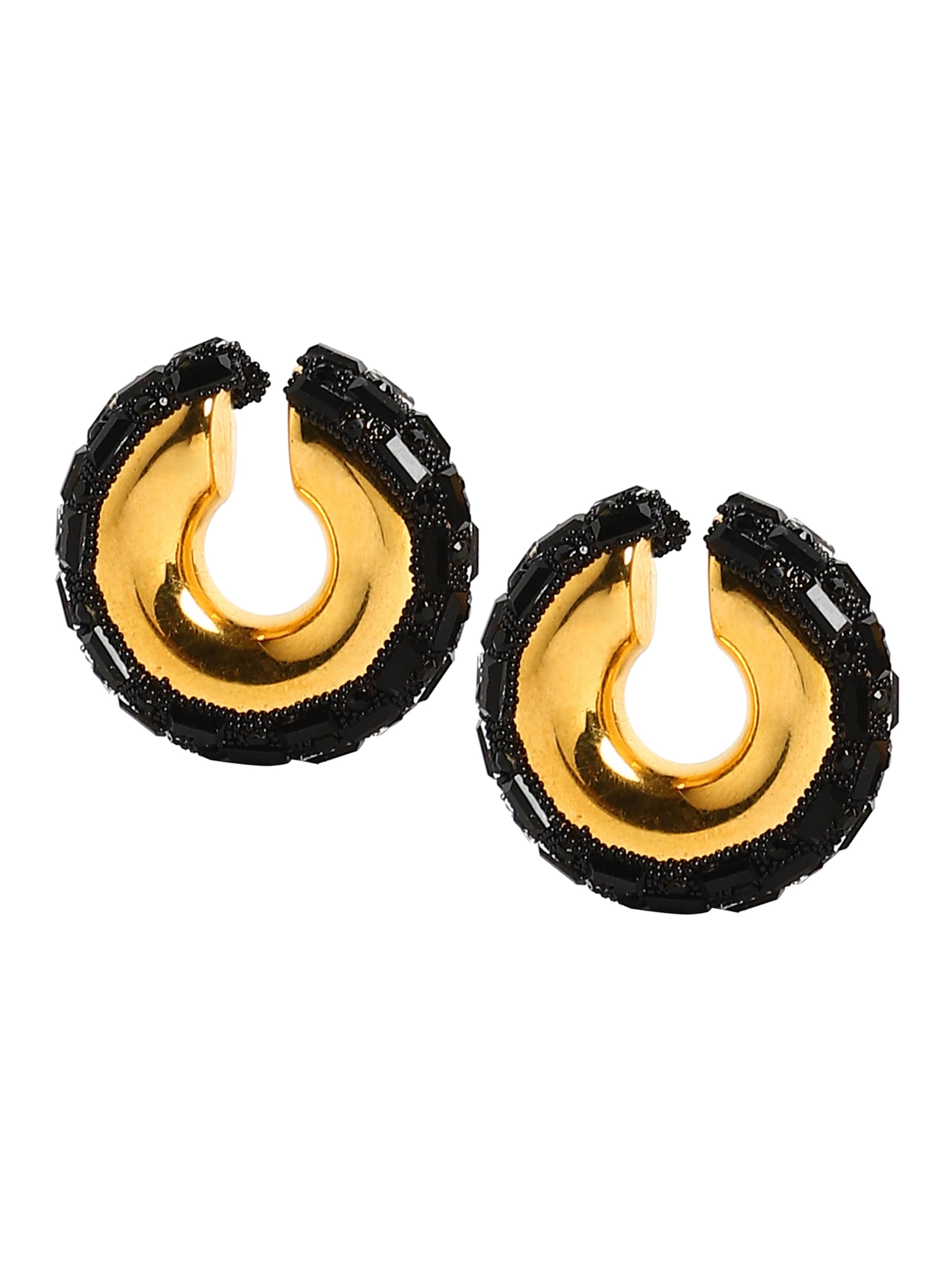 Boucles d'oreilles ' Juber ' SOHI en or : devant