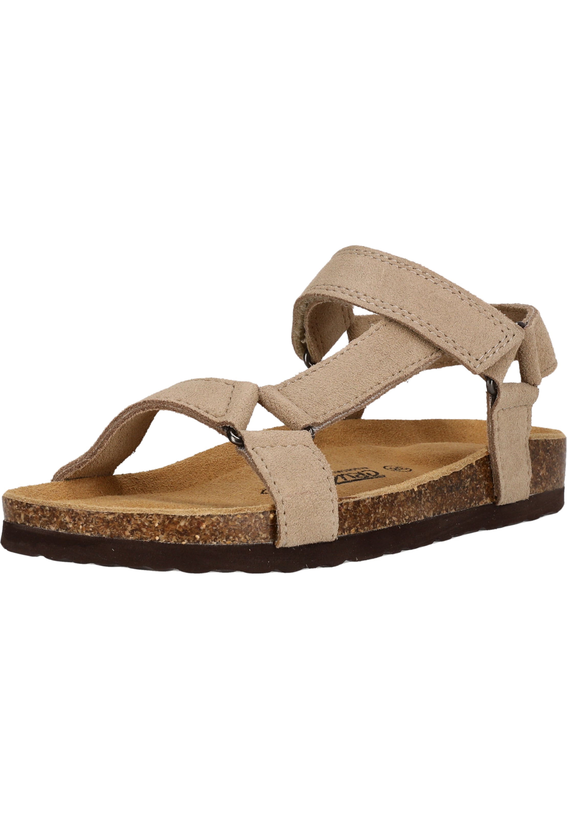 Cruz Sandale in Beige: Vorderseite