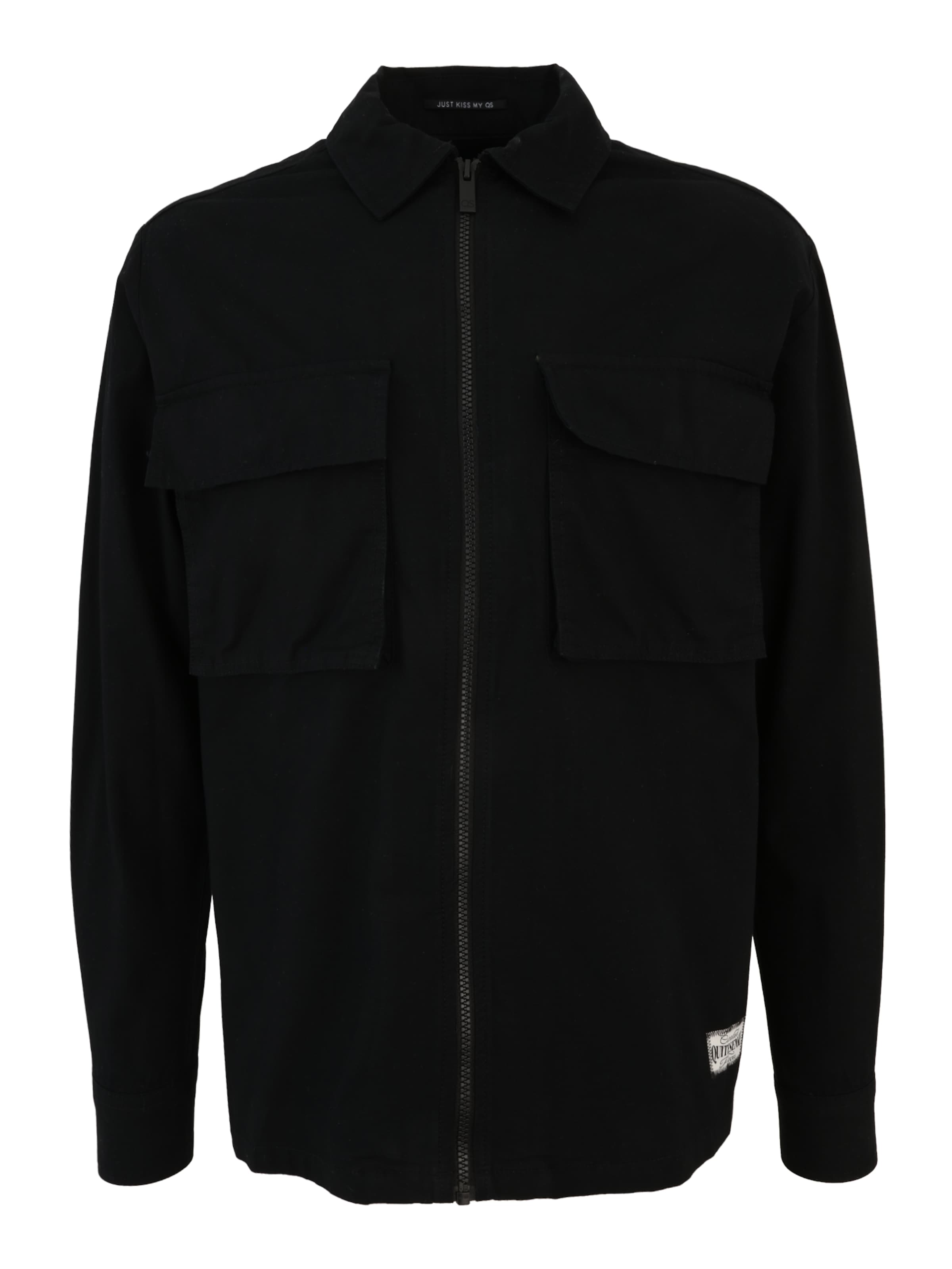 QS Átmeneti dzseki - fekete: elől