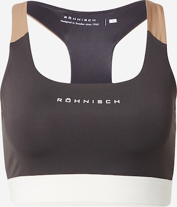 Röhnisch - Bustier Sujetador deportivo 'Billie' en negro: frente