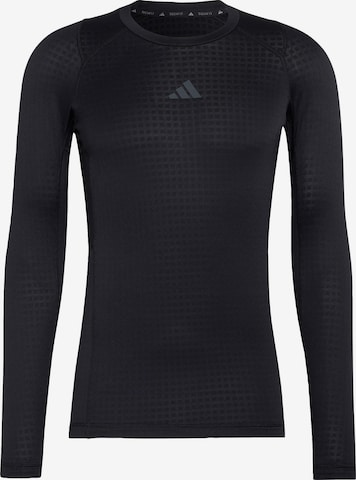 ADIDAS PERFORMANCETehnička sportska majica - crna boja: prednji dio