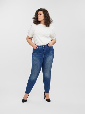 Vero Moda Curve Skinny Fit Дънки 'Alicelora' в синьо