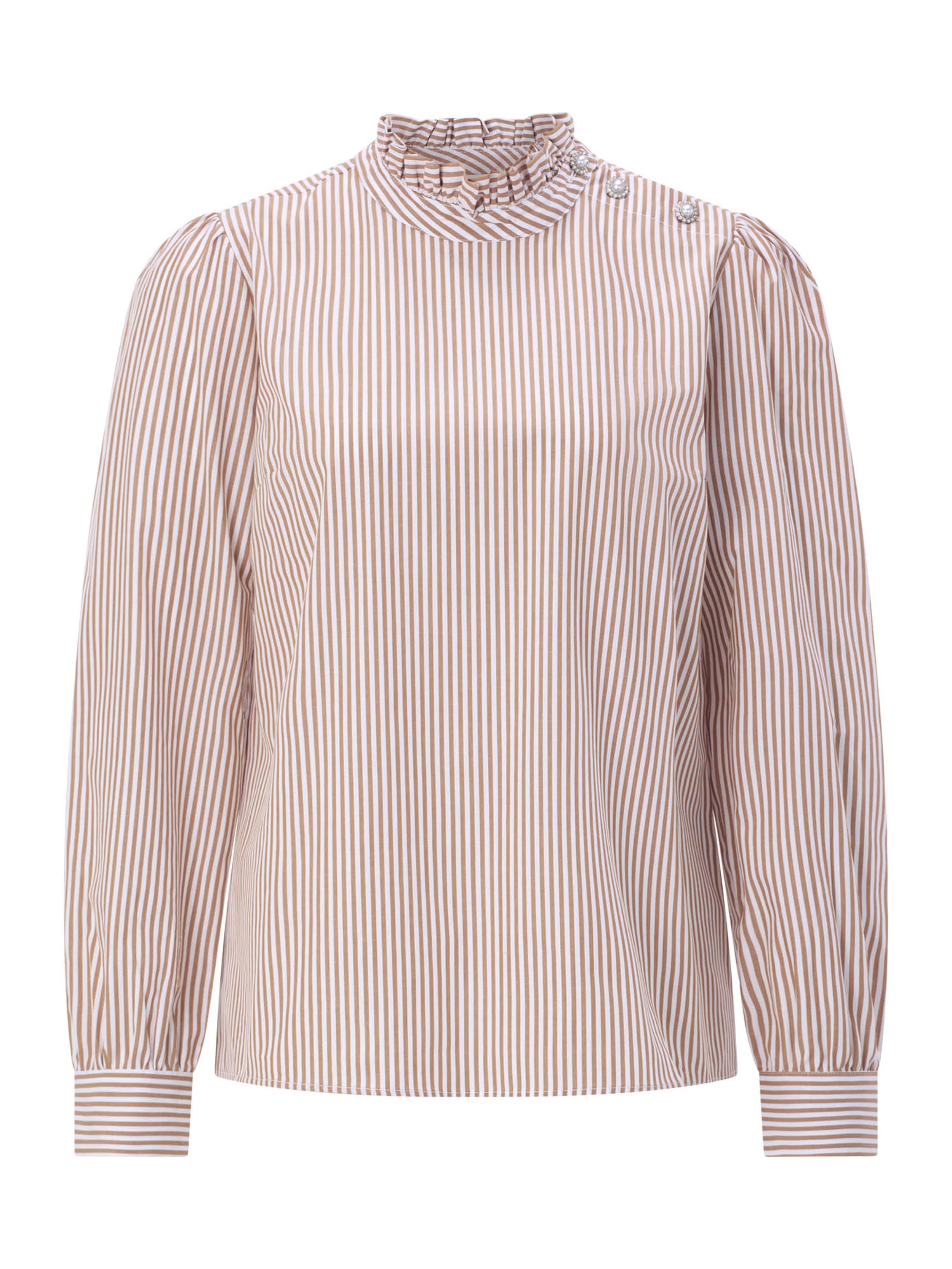 Rich & Royal Bluse in Braun: Vorderseite