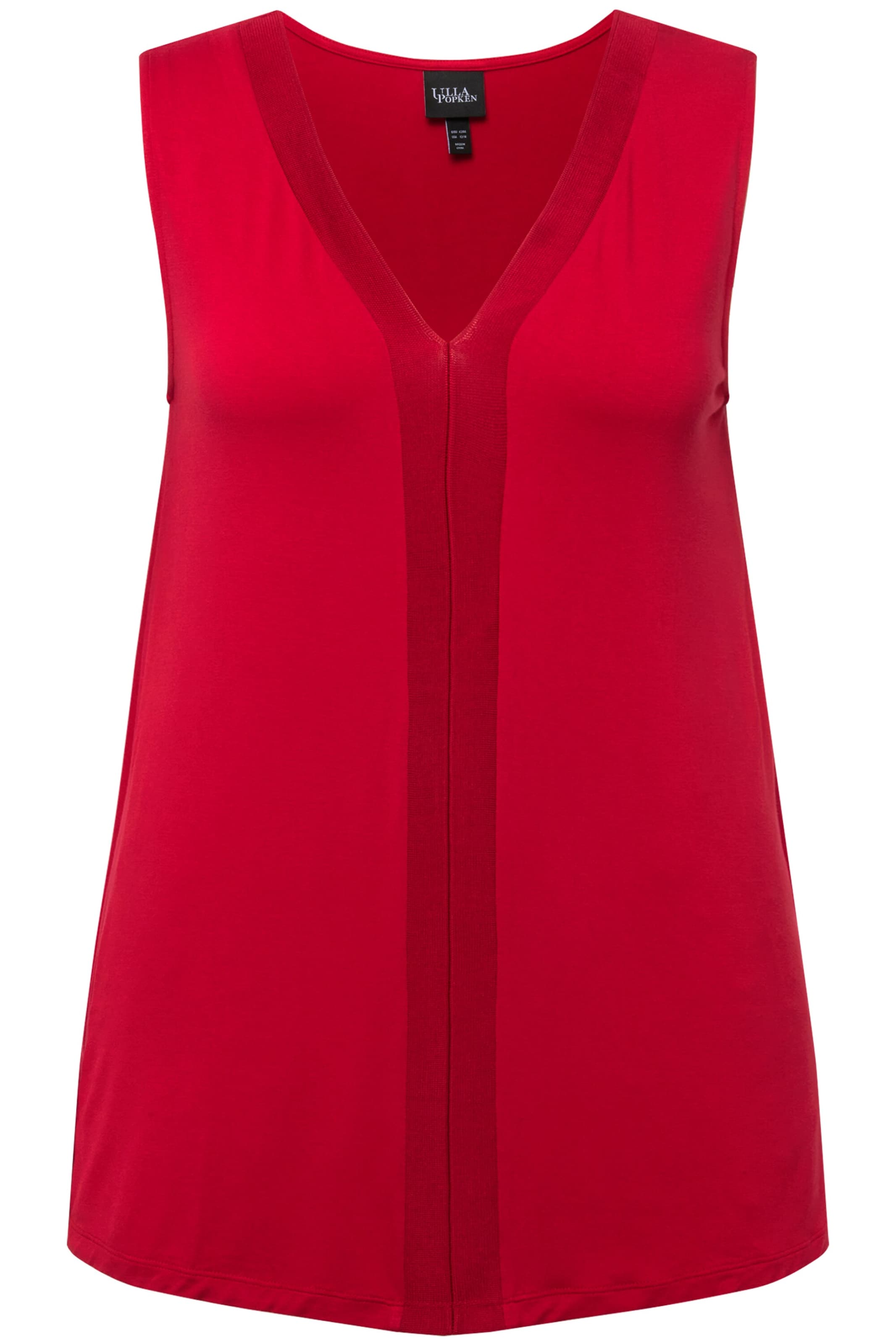 Ulla Popken Shirt in Rot: Vorderseite