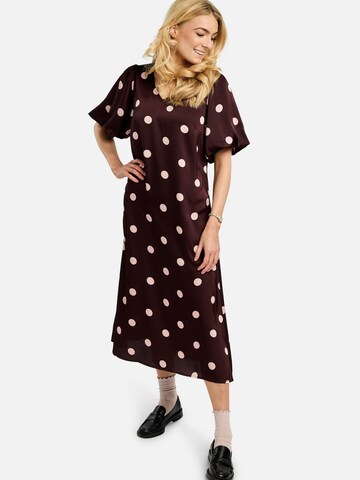 Liberte Essentiel Sukienka ' DOTTI ' w kolorze fioletowy: przód