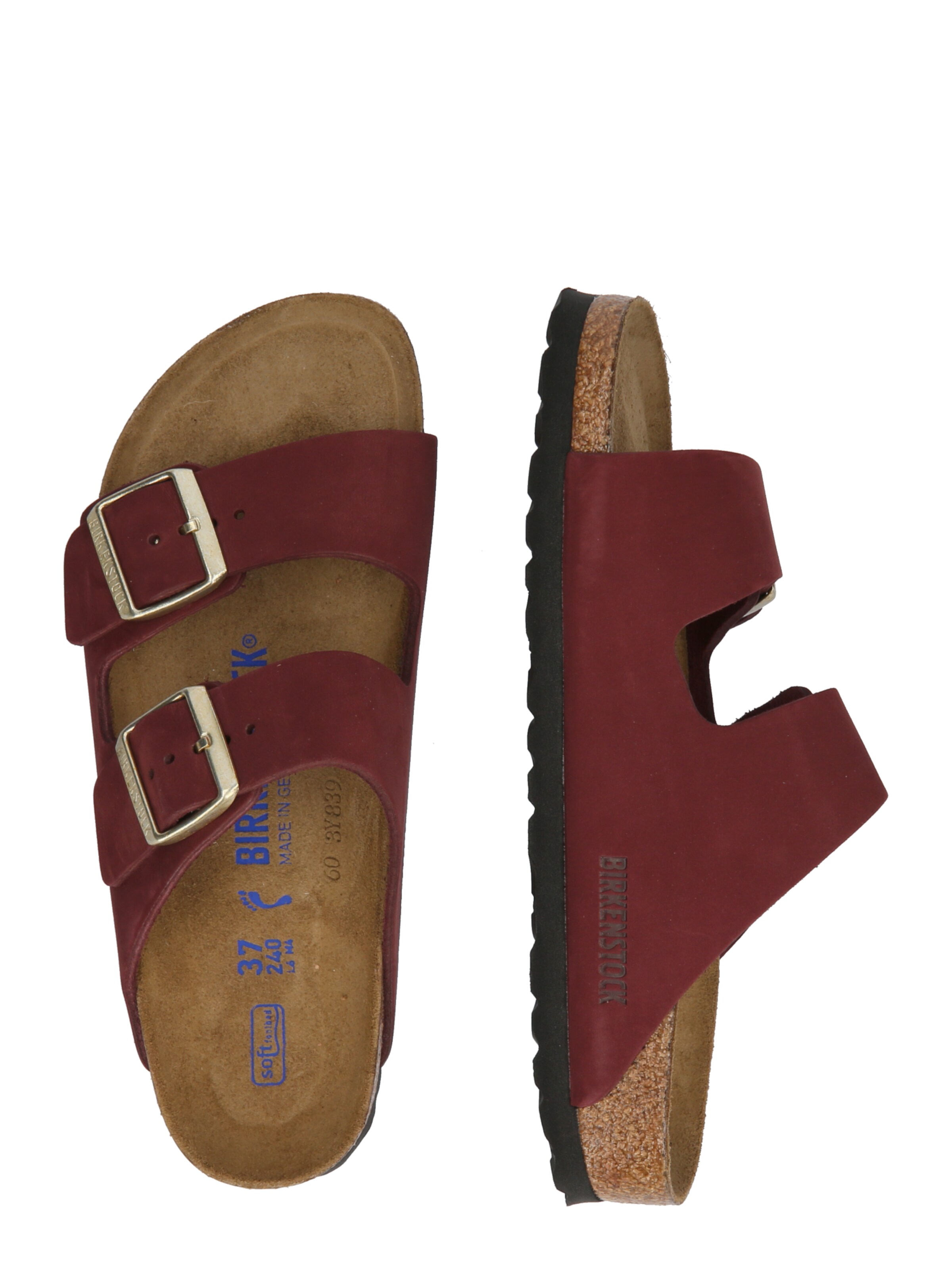 BIRKENSTOCK - Sapato aberto 'Arizona' em vermelho