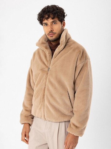 Antioch Winterjas in Beige: voorkant