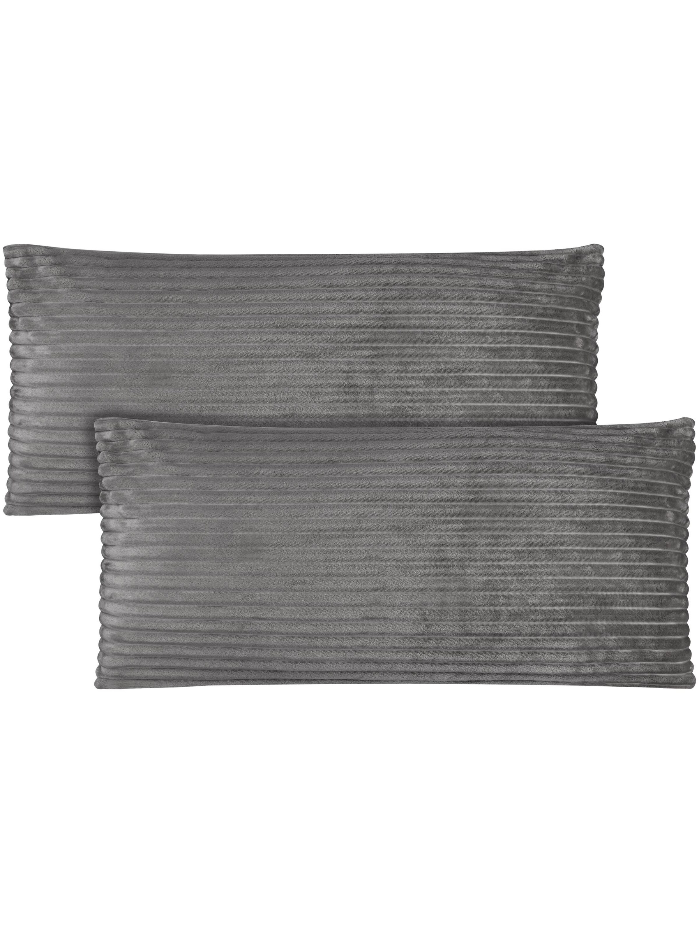 Aspero Pillow ' Mendoza ' in Grey: front