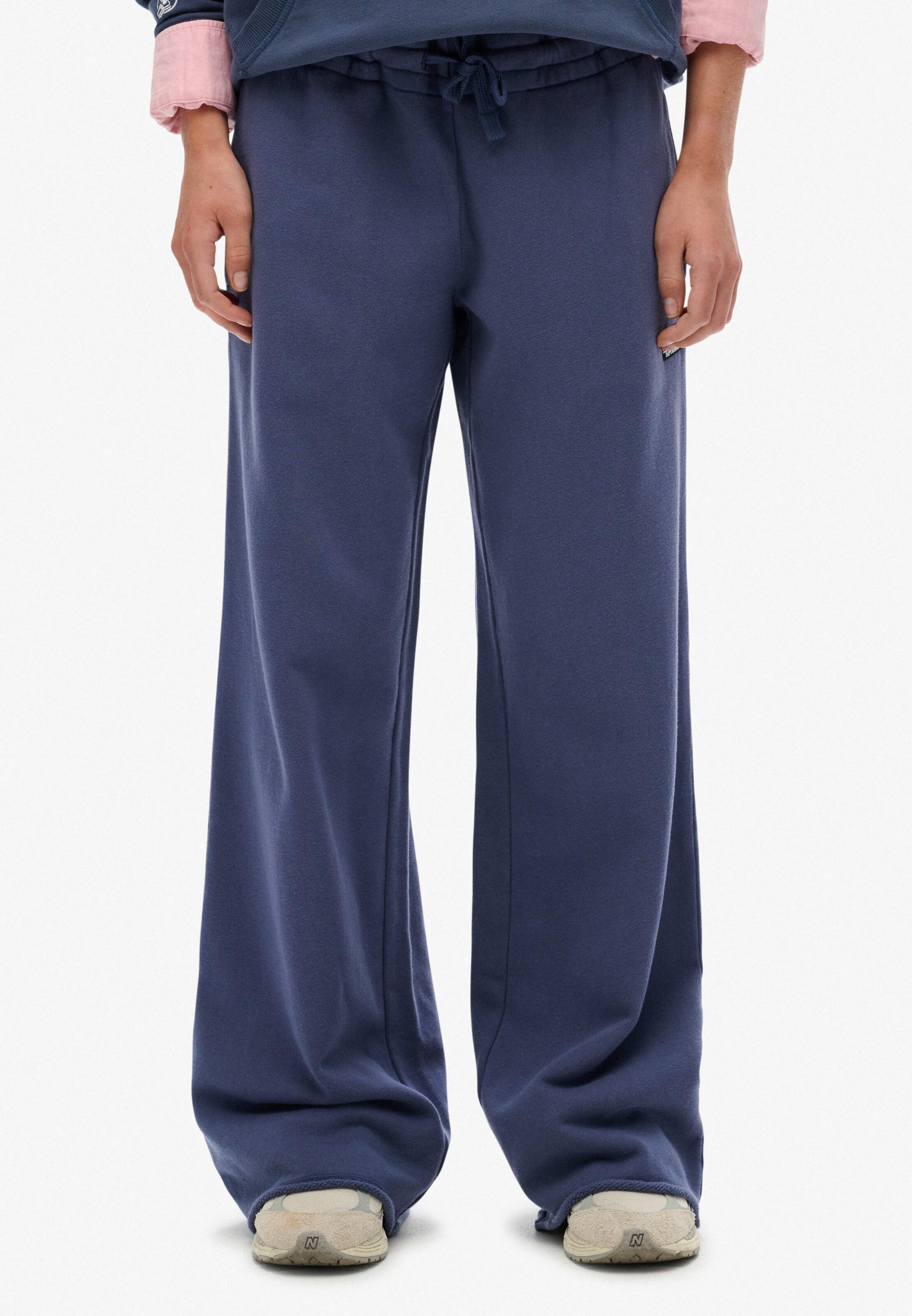 Wide Leg Pantalon Superdry & Co en bleu