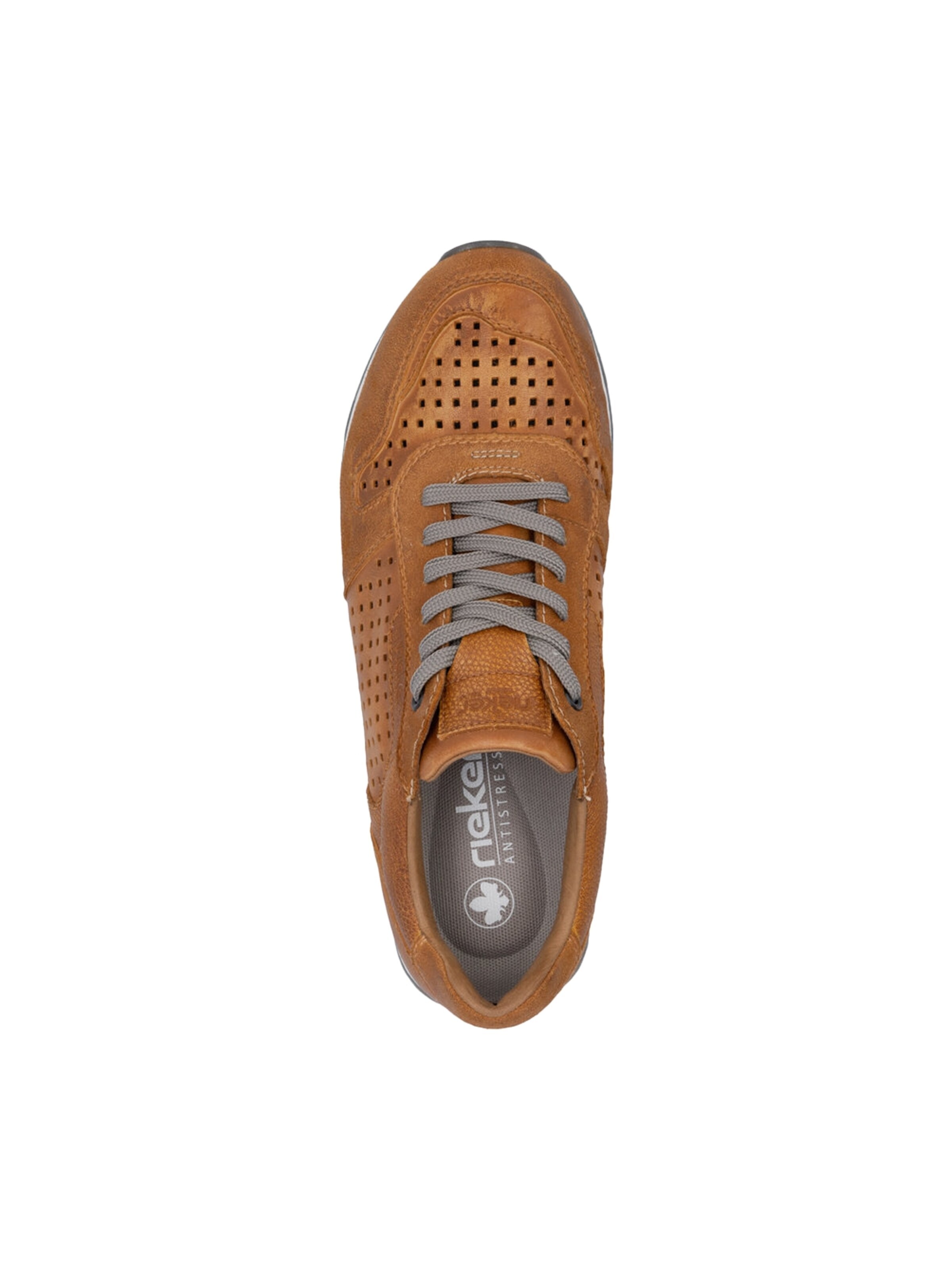 Rieker - Calzado deportivo con cordones 'Sneaker aus Sheepsuede-Leder' en marrón
