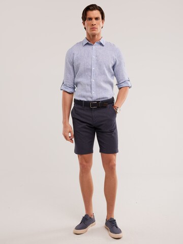BIG STAR Regular Broek 'Rossin' in Blauw