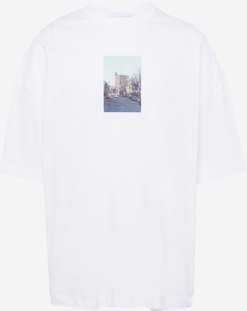 T-Shirt TOPMAN en blanc : devant